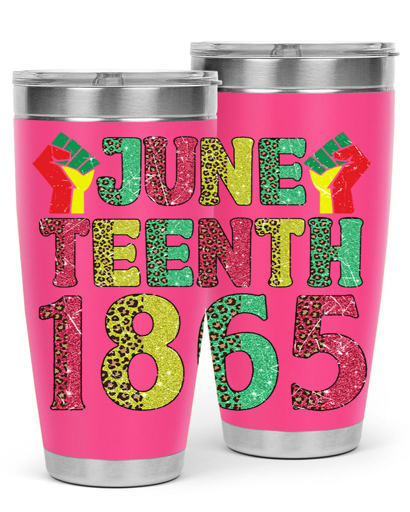 Fist Juneteenth Since 1865 Design Png 10#- Juneteenth- tumbler