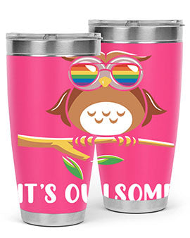 Funny Owl Gift Im Owlsome A TurtleRabbit 7#- owl- Tumblers