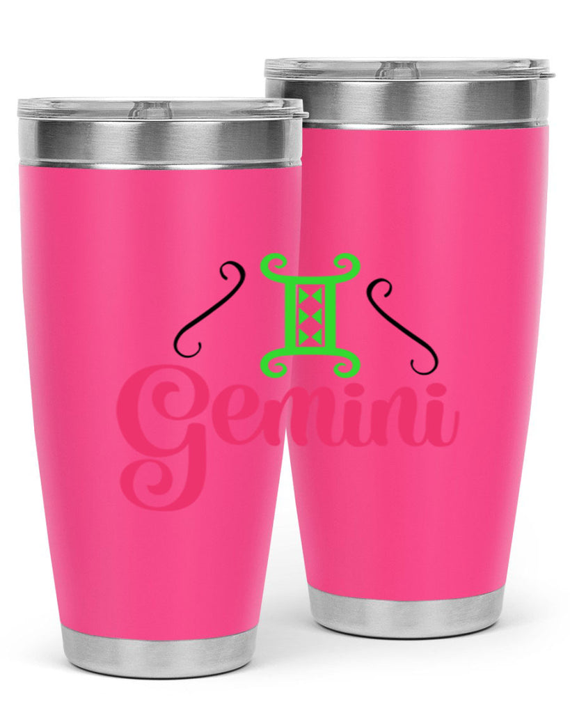 Gemini 224#- zodiac- Tumbler