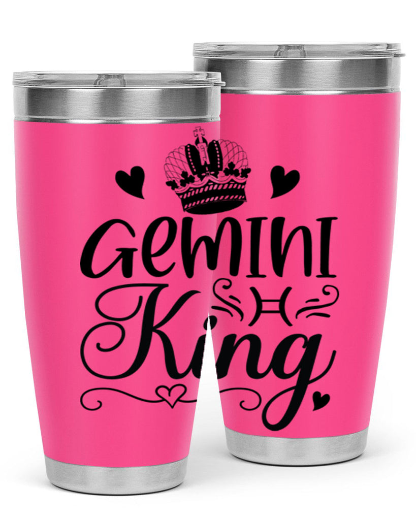 Gemini king 228#- zodiac- Tumbler