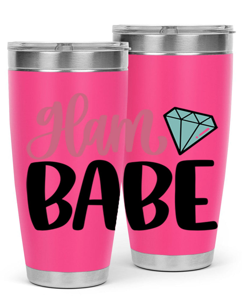 Glam Babe Style 98#- make up- Tumbler