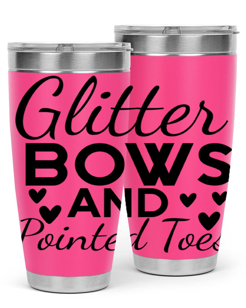 Glitter Bows and Pointed Toes 43#- ballet- Tumbler