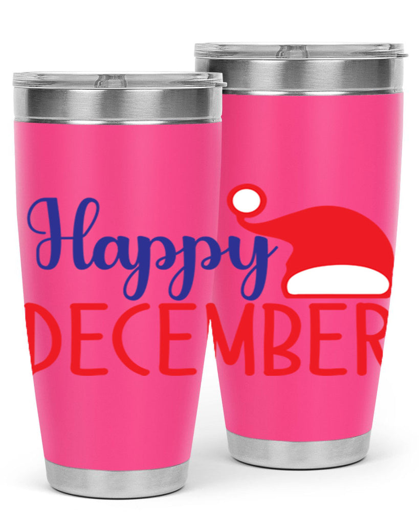 Happy December 135#- winter- Tumbler