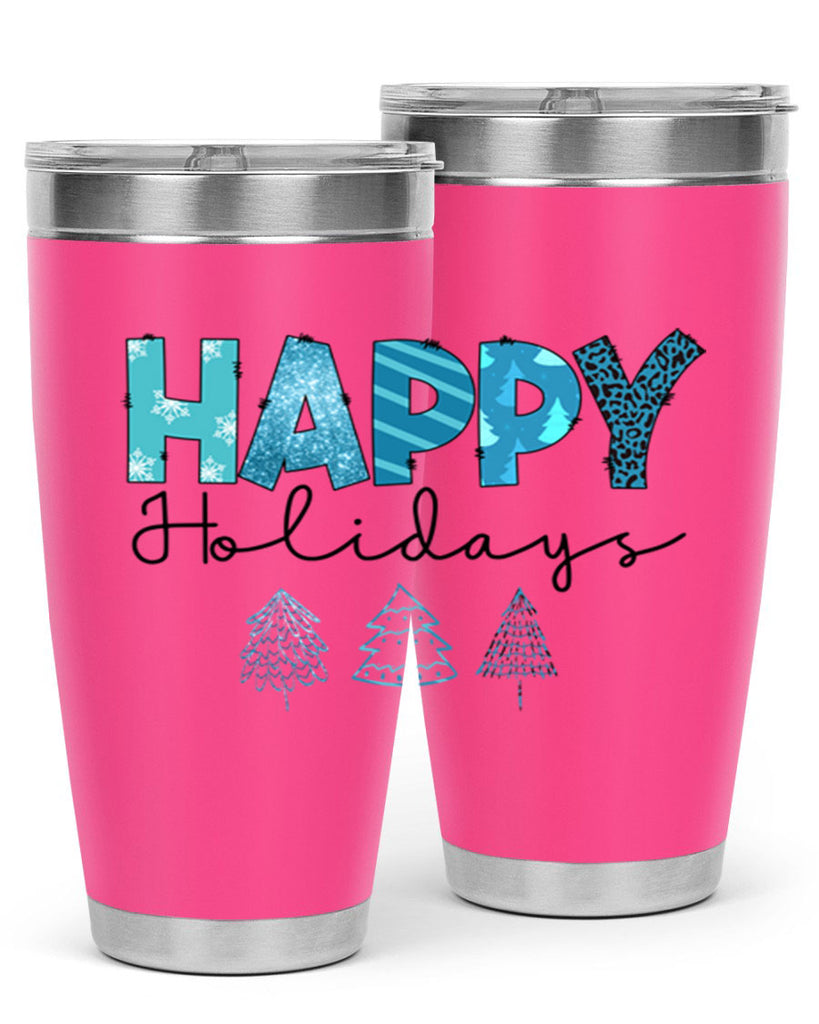 Happy Holidays 140#- winter- Tumbler