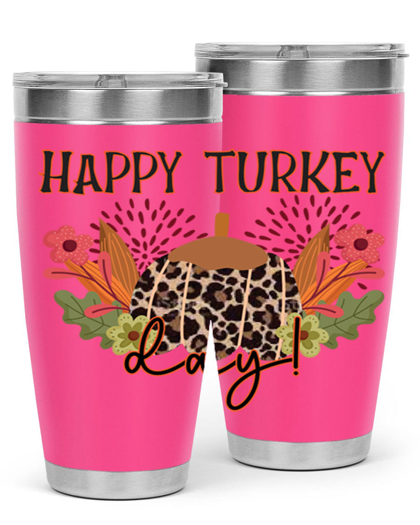 Happy turkey day 253#- fall- Tumbler