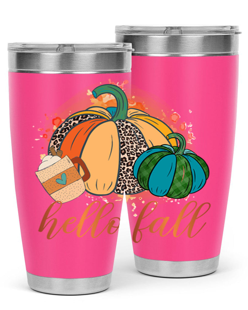 Hello Fall 282#- fall- Tumbler
