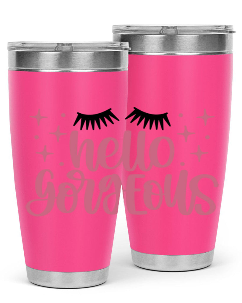 Hello Gorgeous Style 89#- make up- Tumbler