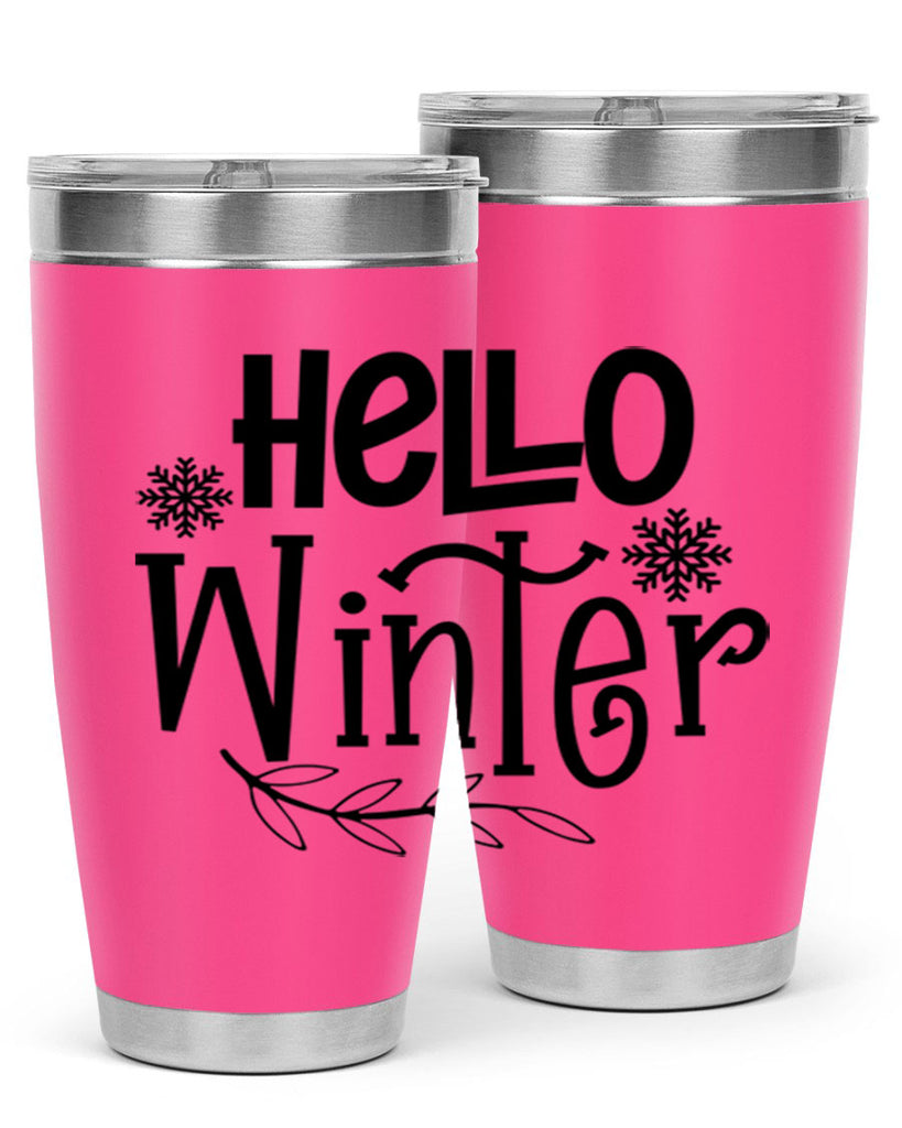 Hello Winter 168#- winter- Tumbler