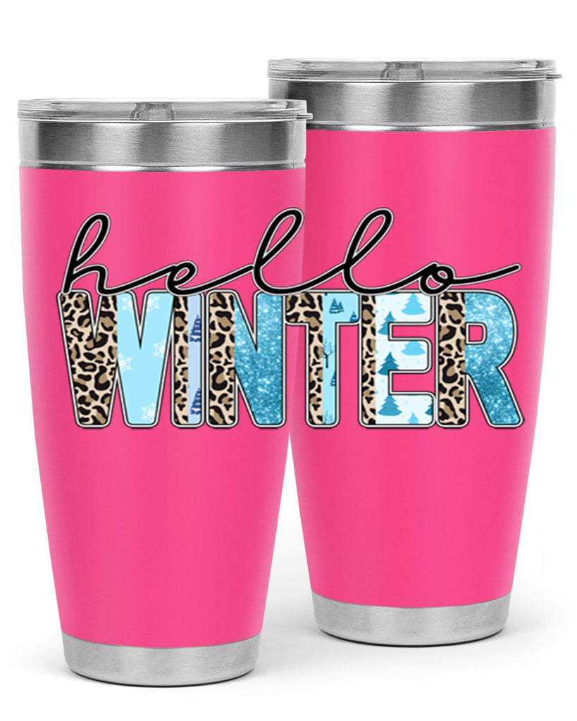 Hello Winter 189#- winter- Tumbler