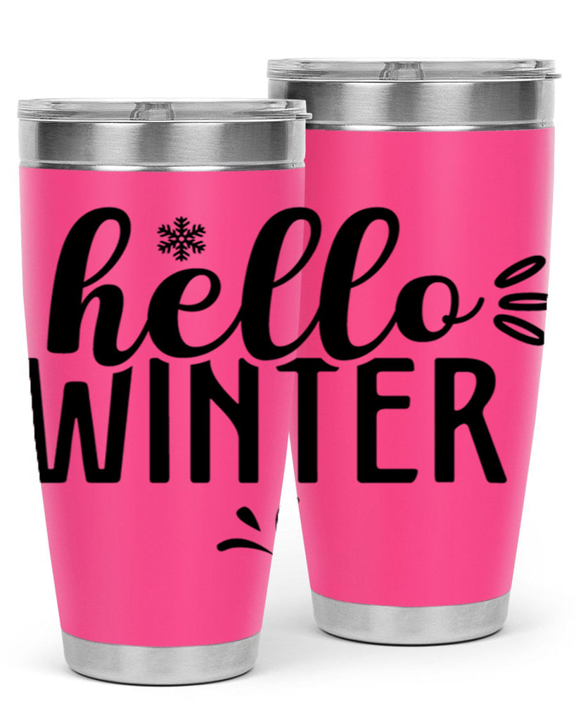 Hello Winter171#- winter- Tumbler