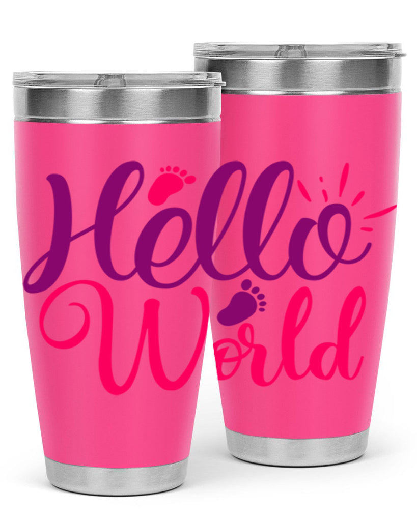 Hello World Style 260#- baby- tumbler