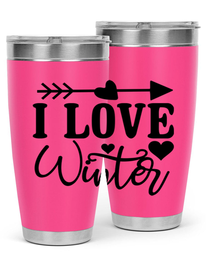 I Love Winter 227#- winter- Tumbler