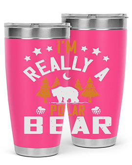 I'm really a polar bear 17#- Bears- Tumbler