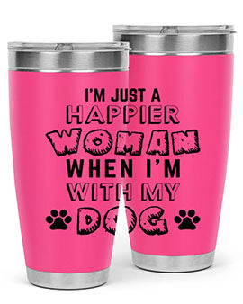 Im Just A Style 39#- dog- Tumbler
