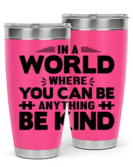 In a world Style 48#- autism- Tumbler