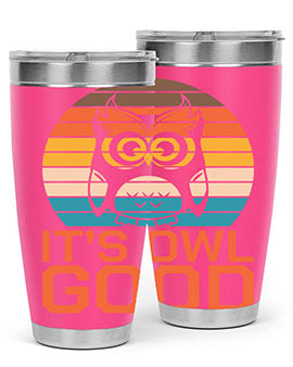 Its Owl Good Retro Owl A TurtleRabbit 10#- owl- Tumblers