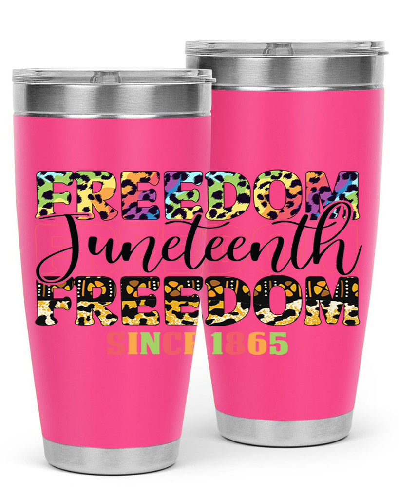 Juneteenth Freedom Since 1865 Png 36#- Juneteenth- tumbler