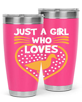 Just A Girl Who Loves Duck Style 34#- duck- Tumbler