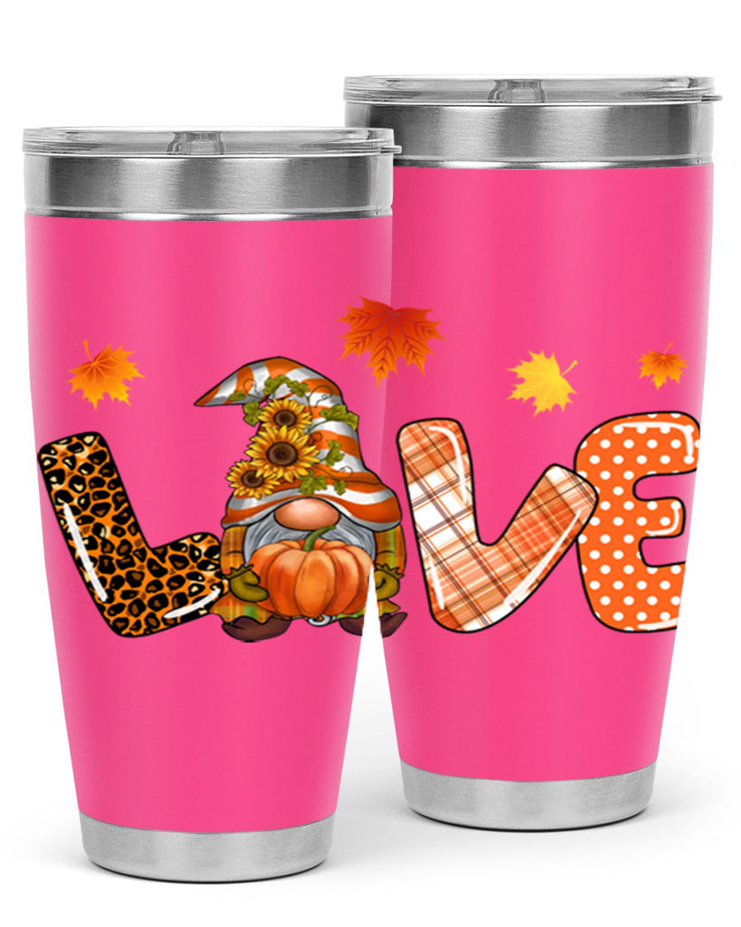 LOVEFallGnomeAutumn 416#- fall- Tumbler
