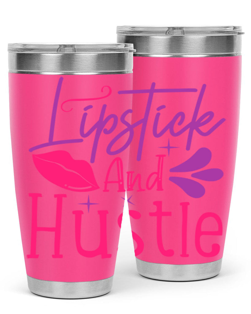 Lipstick And Hustle Style 229#- make up- Tumbler