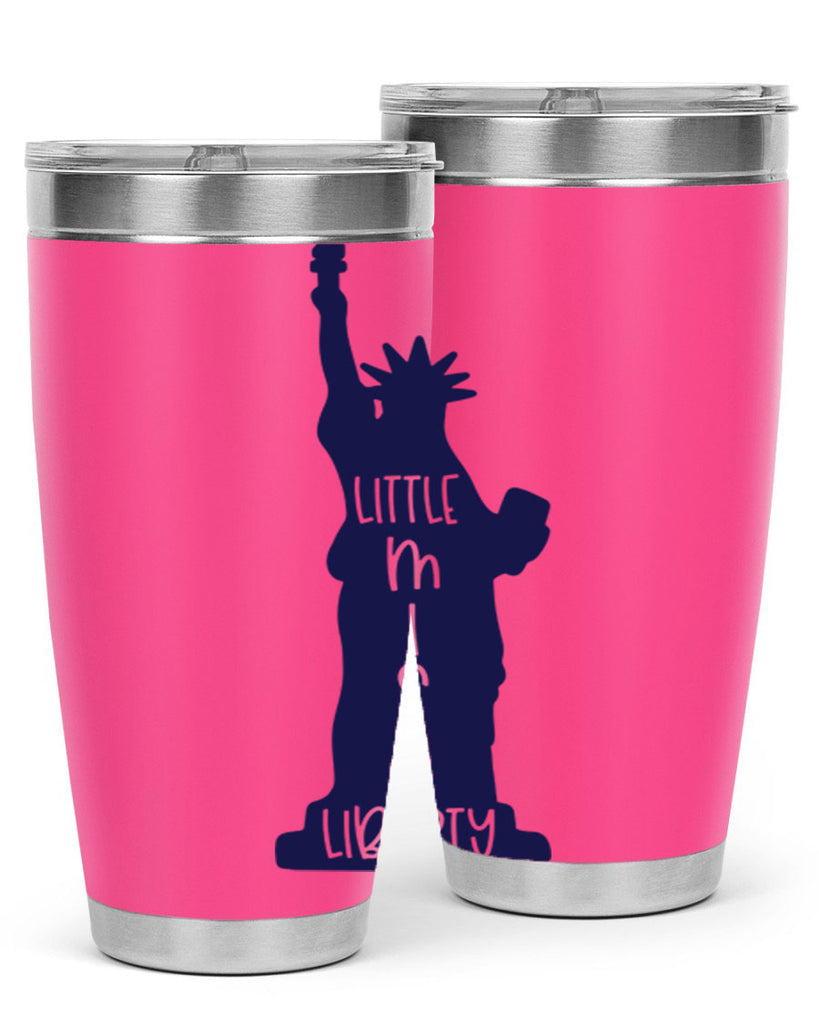 Little Miss Liberty Style 163#- Fourt Of July- Tumbler