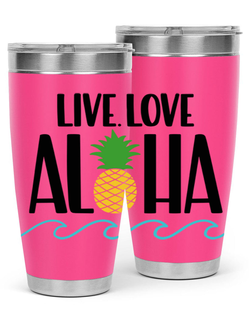 Live Love Aloha Style 30#- summer- Tumbler