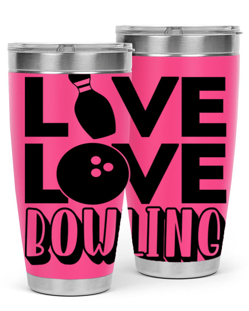 Live Love Bowling 833#- bowlig- Tumbler