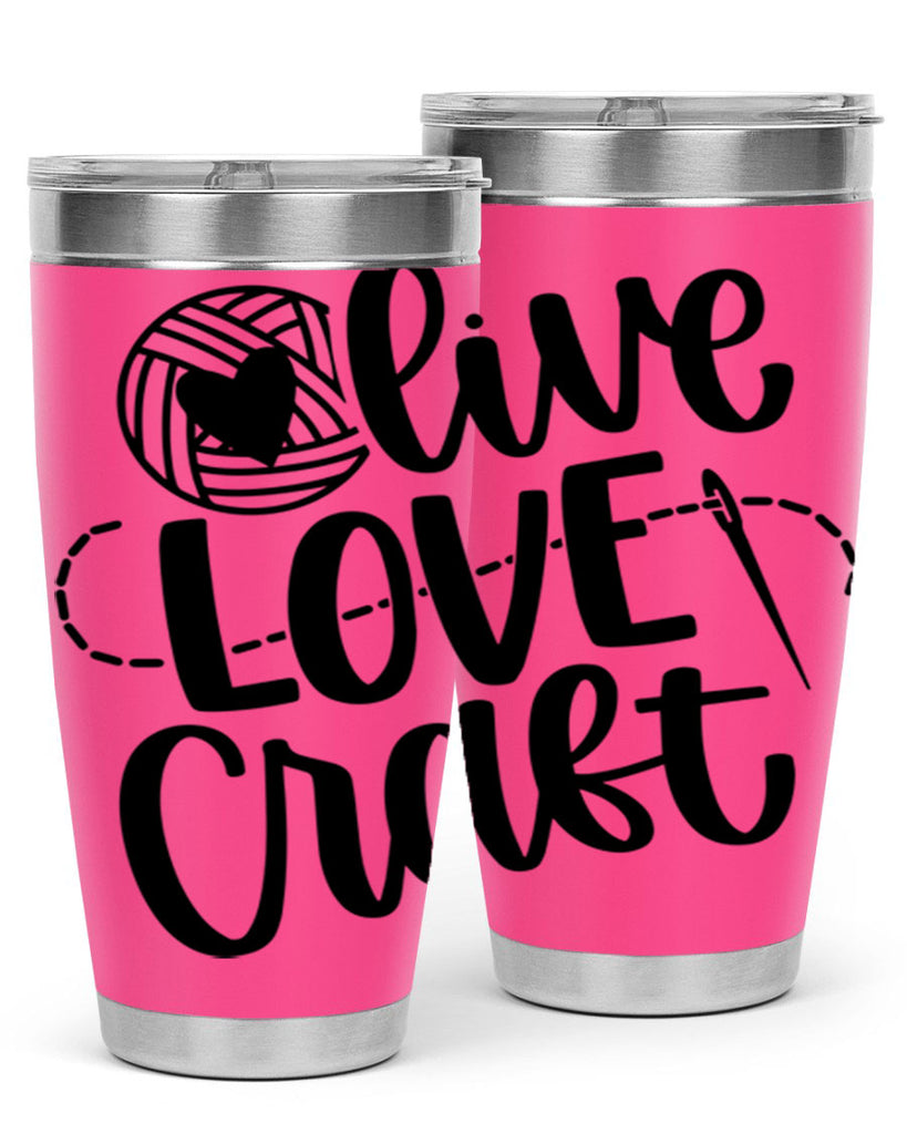 Live Love Craft 15#- crafting- Tumbler