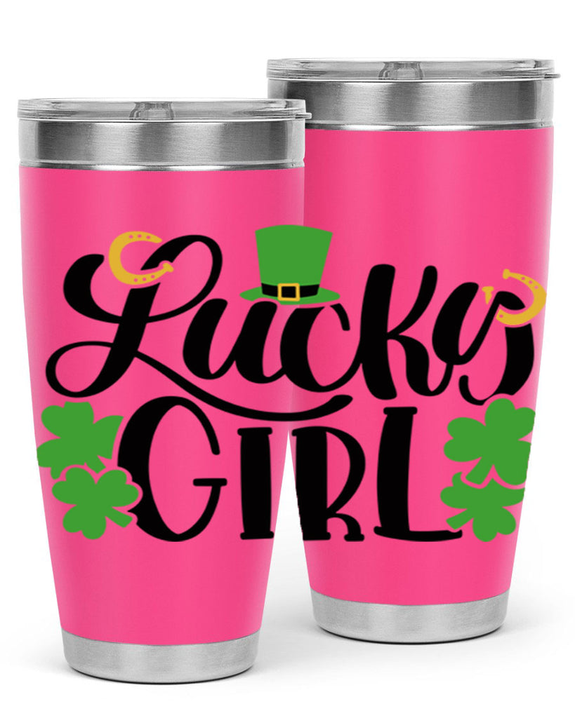 Lucky Girl Style 56#- St Patricks Day- Tumbler