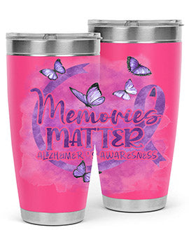 Memories Maer AlzheimerS Awareness 196#- alzheimers- Tumbler