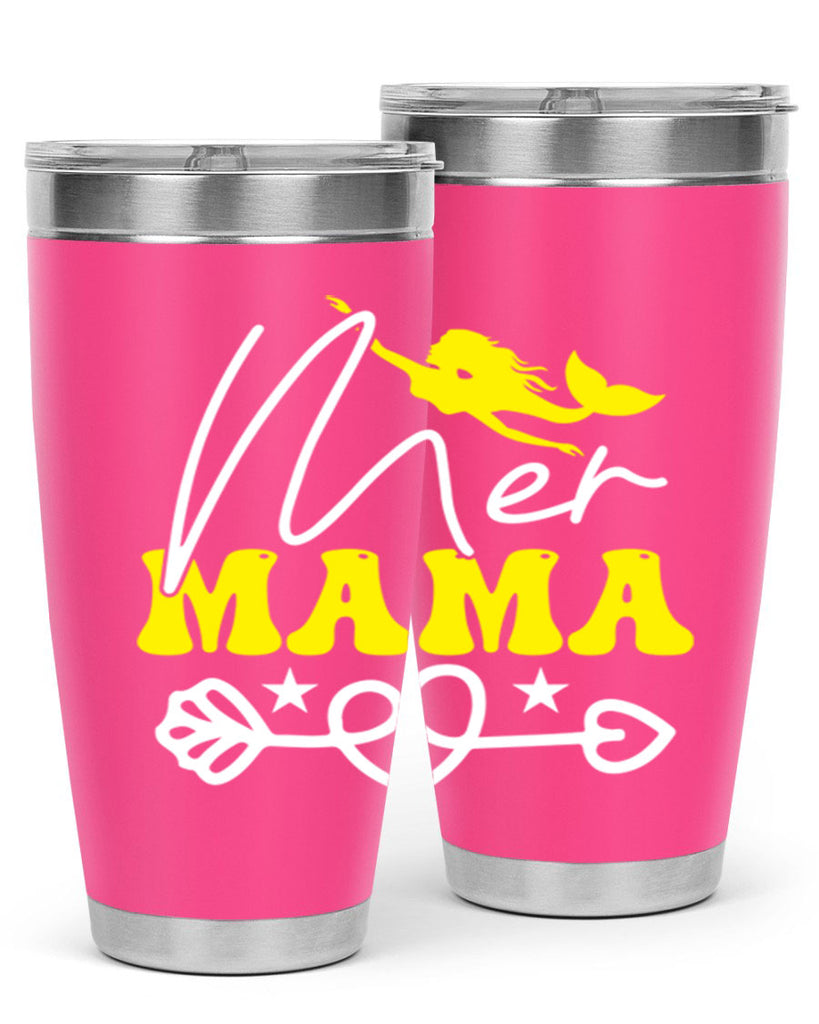 Mer Mama 332#- mermaid- Tumbler