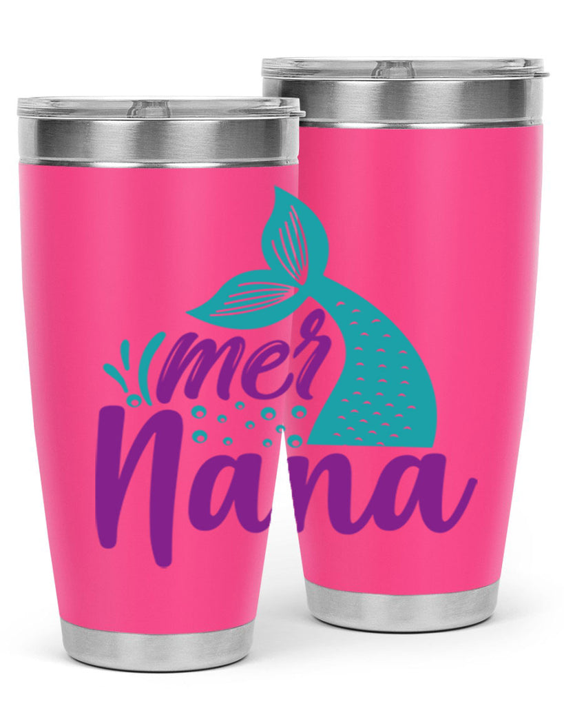 Mer Nana 343#- mermaid- Tumbler