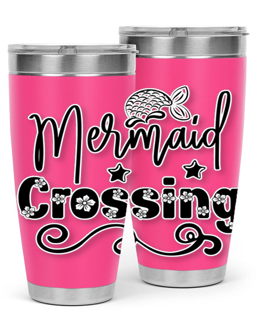 Mermaid Crossing 400#- mermaid- Tumbler