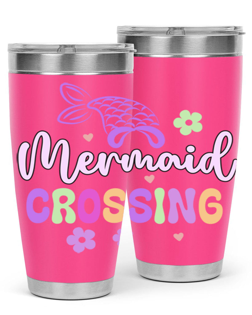 Mermaid Crossing 401#- mermaid- Tumbler