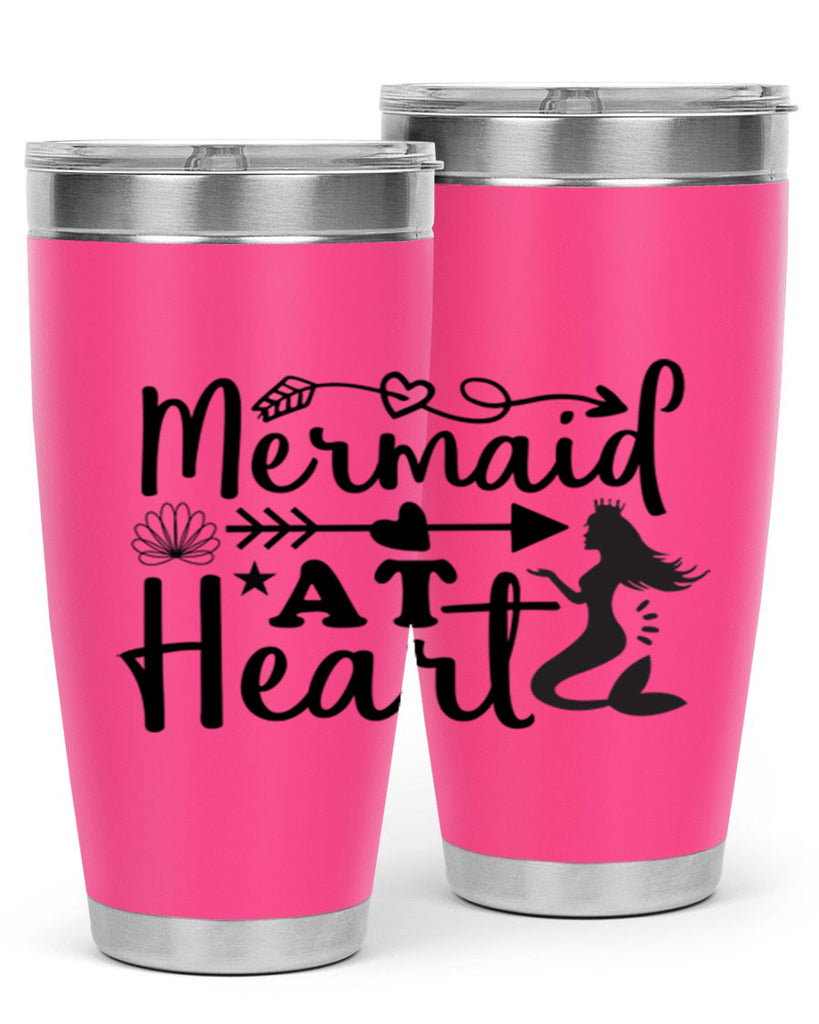 Mermaid at Heart design 397#- mermaid- Tumbler