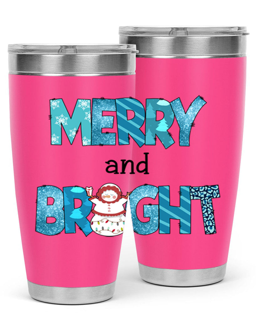 Merry and Bright 321#- winter- Tumbler