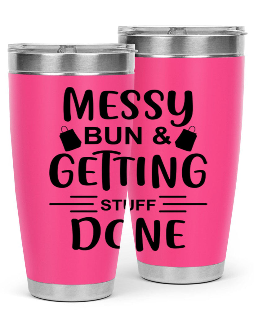 Messy Bun Getting Stuff Done 120#- fashion- Cotton Tank