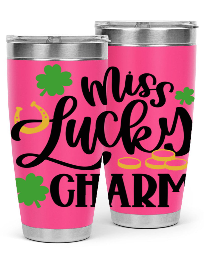 Miss Lucky Charm Style 47#- St Patricks Day- Tumbler