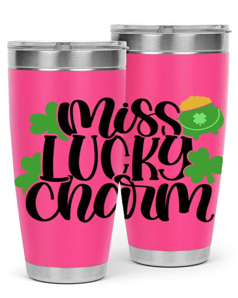 Miss Lucky Charm Style 48#- St Patricks Day- Tumbler