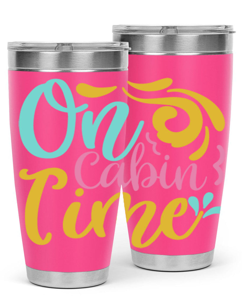 ON CABIN TIME Style 59#- summer- Tumbler