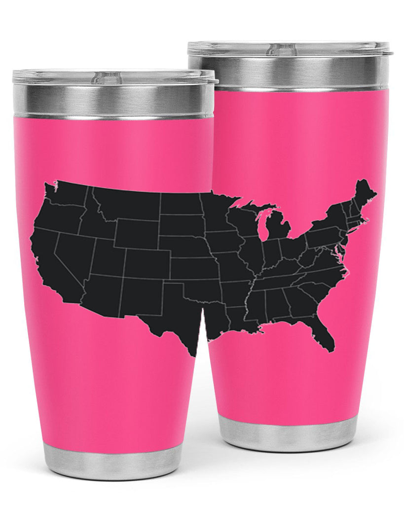 Separate Color Map Style 71#- Fourt Of July- Tumbler