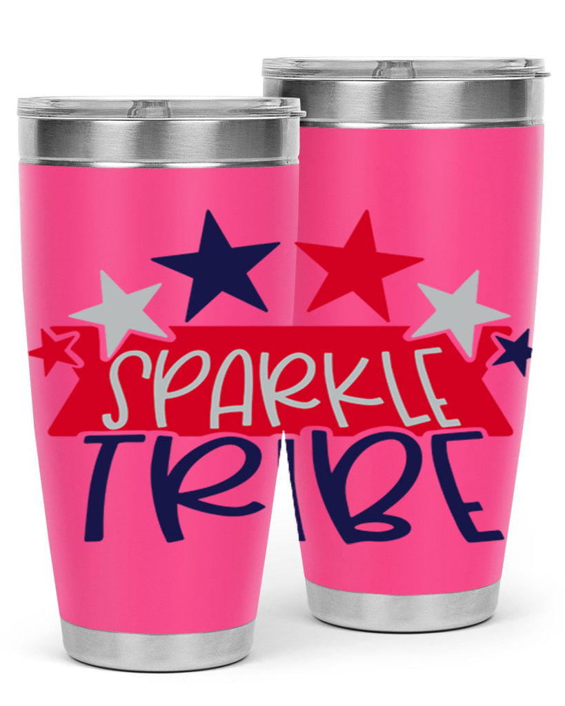 Sparkle Tribe Style 172#- Fourt Of July- Tumbler