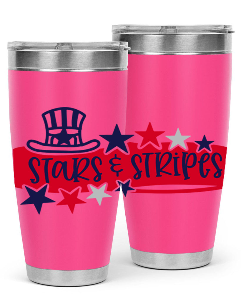Stars Stripes Style 175#- Fourt Of July- Tumbler
