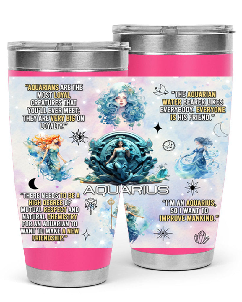 StraightAquarius 468#- zodiac- Tumbler