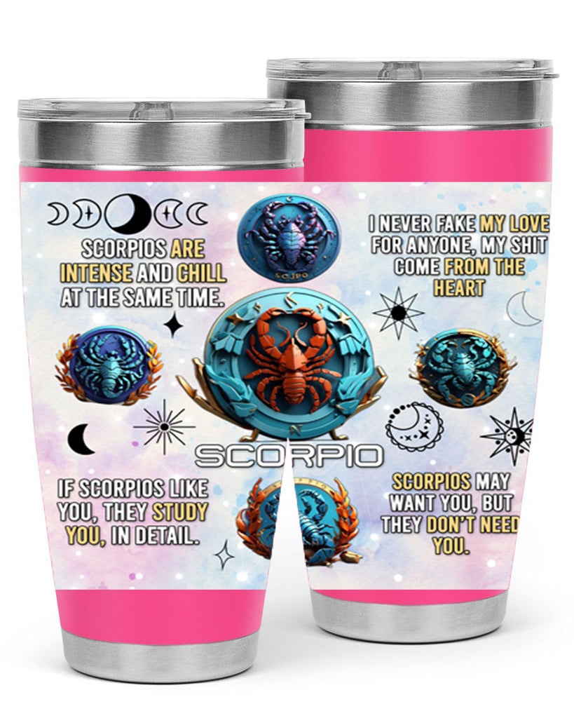 Straightscorpio 477#- zodiac- Tumbler