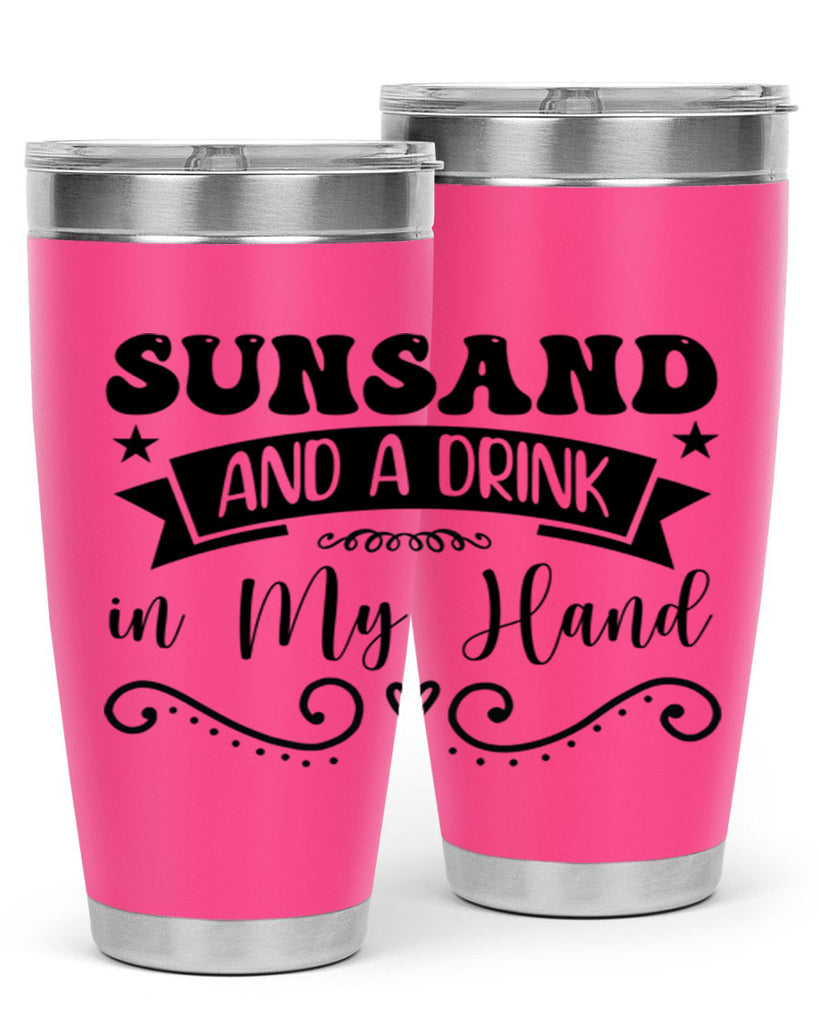 Sunsandandadrinkin 484#- zodiac- Tumbler