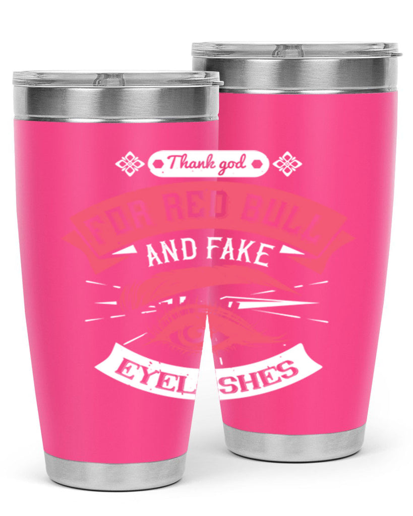 Thank god for Red Bull and fake eyelashes Style 185#- make up- Tumbler
