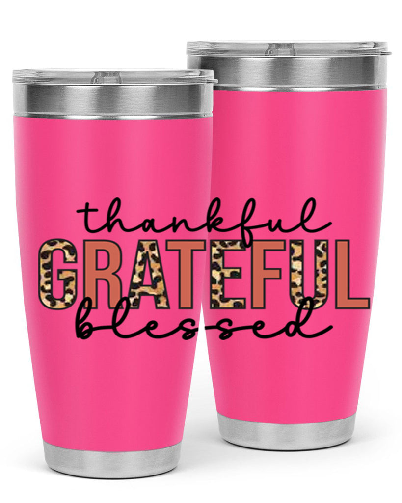 Thankful grateful blessed 602#- fall- Tumbler