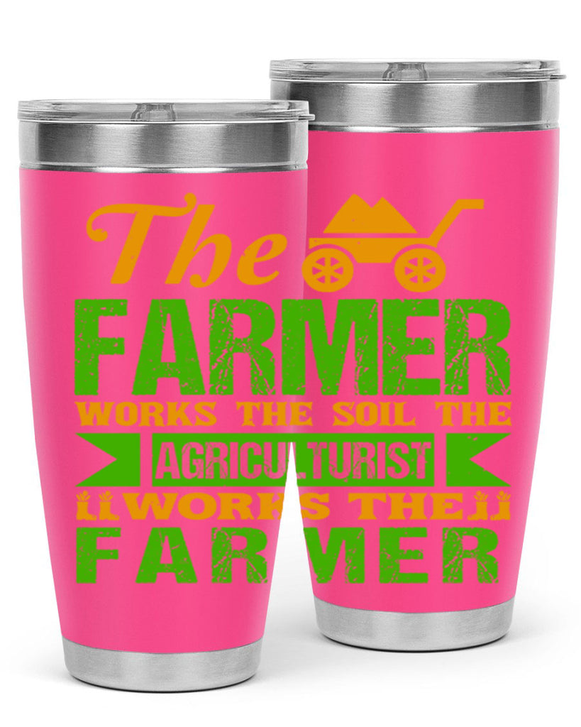 The farmers work the soil 33#- farming and gardening- Tumbler