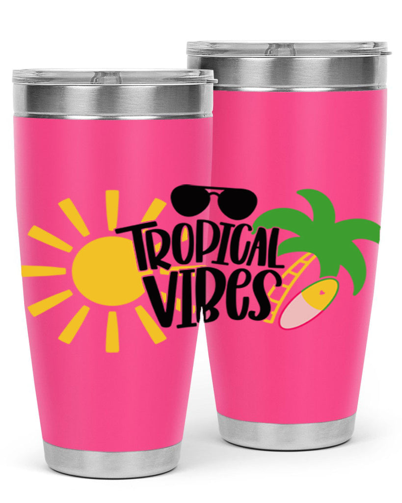 Tropical Vibes Style 9#- summer- Tumbler